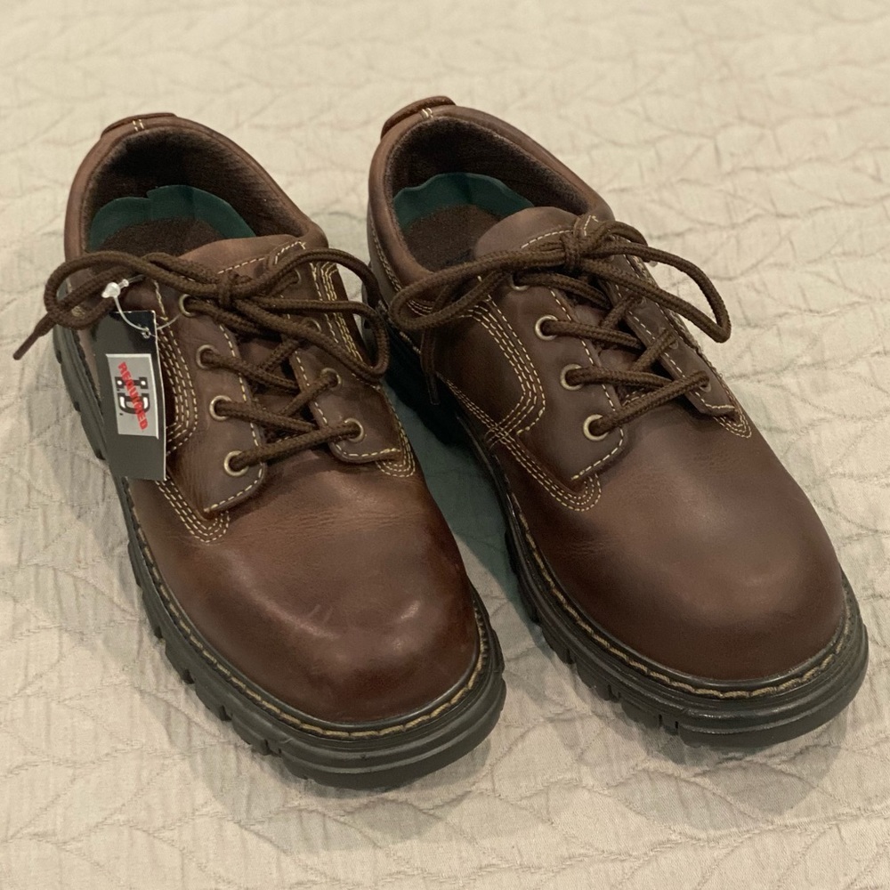 Kids Brown Leather Oxford